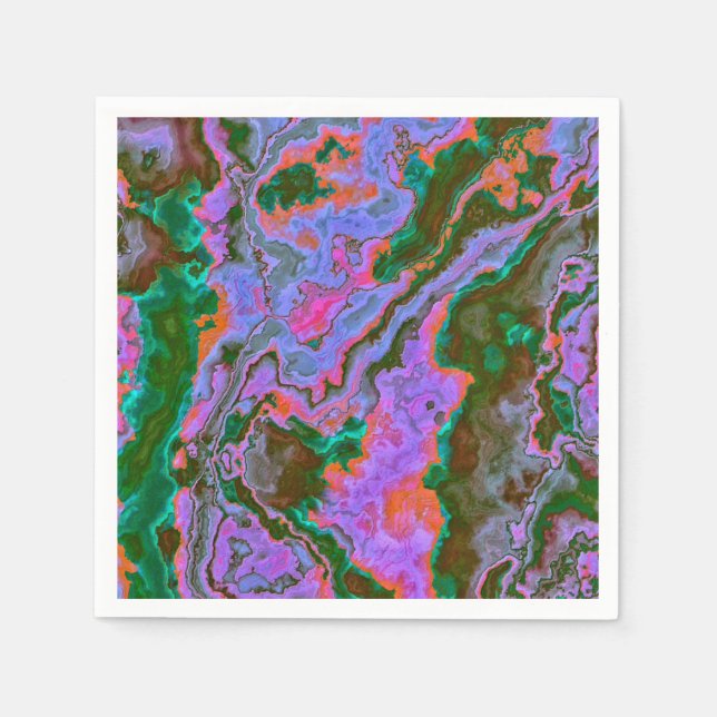 Serviette En Papier Marbre aigre (Devant)