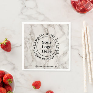 Serviette En Papier Marbre beige