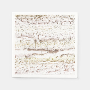 Serviette En Papier Marbre brun clair