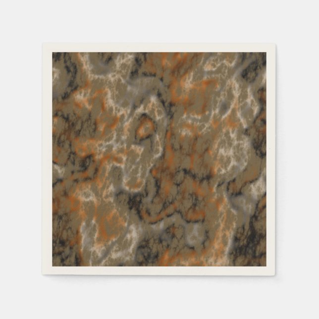 Serviette En Papier Marbre doré (Devant)