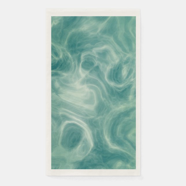 Serviette En Papier Marbre vert (Devant)