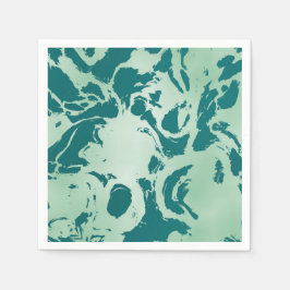Serviette En Papier Marbre vert