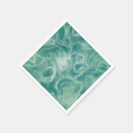 Serviette En Papier Marbre vert