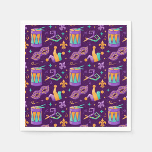 Serviette En Papier Mardi Carnaval Mardi Gras Mardi
