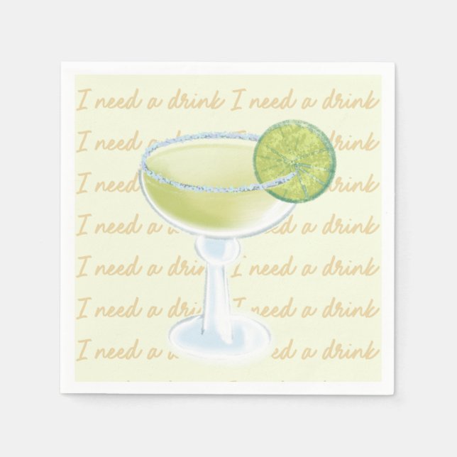 Serviette En Papier Margarita (Devant)