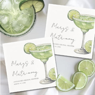 Serviette En Papier Margarita Shower de Mariage