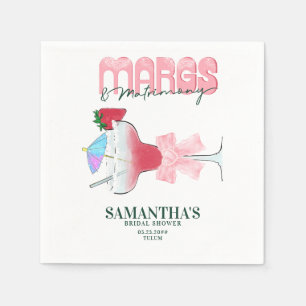 Serviette En Papier Marges Mariage Tequila Bach Fête des mariées Bienv