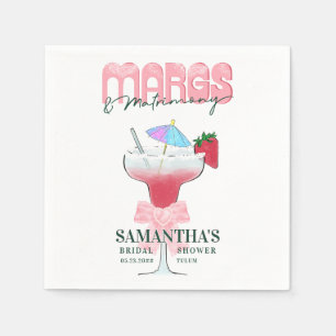 Serviette En Papier Margs Matrimony Téquila Réception de Mariage Enter