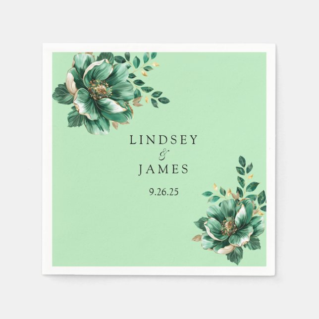 Serviette En Papier Mariage (Devant)