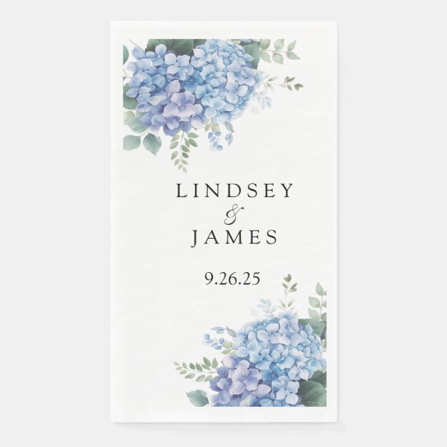 Serviette En Papier Mariage (Devant)