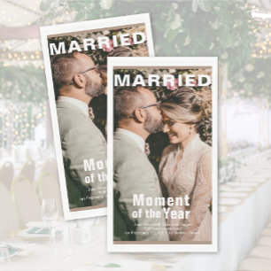 Serviette En Papier Mariage Ajouter Papier photo Napkin