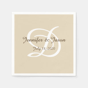 Serviette En Papier Mariage/anniversaire serviettes de cocktail