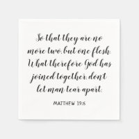 Mariage Bible Verse Matthieu 19:6