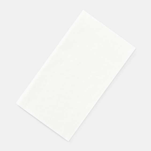 Serviette En Papier Mariage blanc clair (Coin)