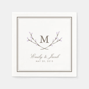 Serviette En Papier Mariage Blisser Branches