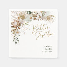 Mariage Bohème Bohème, serviettes