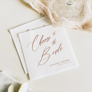 Serviette En Papier Mariage Bohème Romantique et Fantaisie