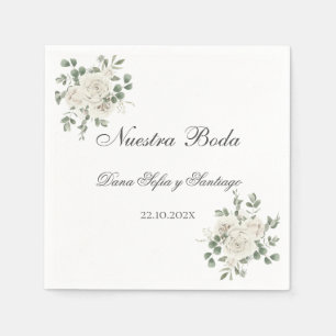 Serviette En Papier Mariage Boho espagnol