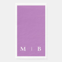 Mariage Contemporain Monogramme Orchidée
