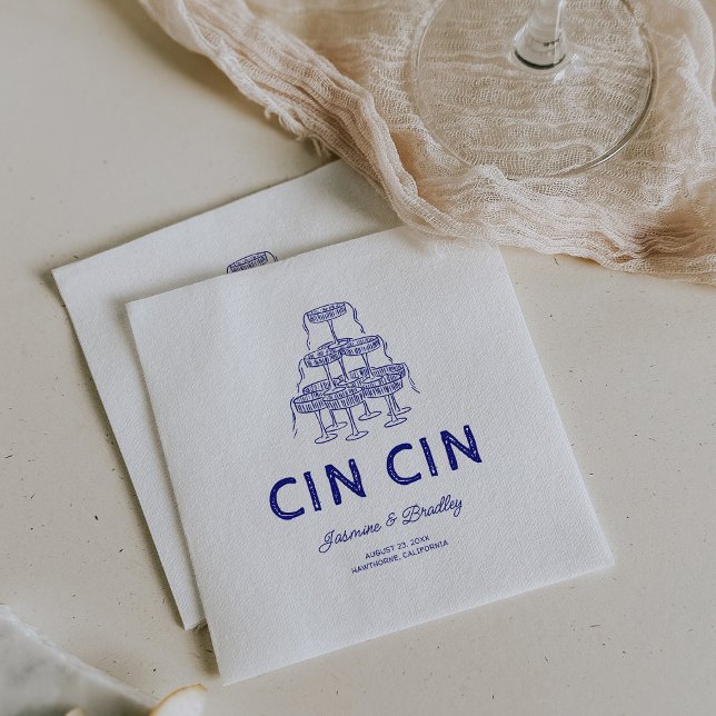 Serviette En Papier Mariage de gribouillis (Créateur téléchargé)