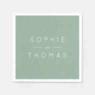 Serviette En Papier Mariage de lumière