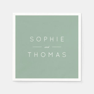 Serviette En Papier Mariage de lumière