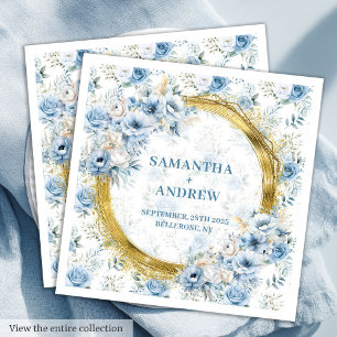 Serviette En Papier Mariage de Parties scintillant moderne Bohemian Pa