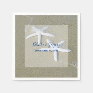 Serviette En Papier Mariage de Starfish Beach
