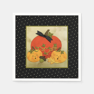 Serviette En Papier Mariage d'Halloween d'Octobre pour la mariée