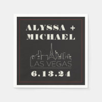 Mariage du casino de Las Vegas Skyline