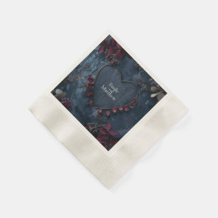 Serviette En Papier Mariage du jardin de minuit enchanté