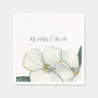 Serviette En Papier Mariage & Fête des mariées Cocktail serviettes