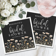 Mariage Fleur Sauvage Noir Enterrement de Vie de J
