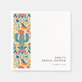 Serviette En Papier Mariage Fleuriste de Fiesta Mexicaine