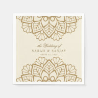Mariage indien Mandala or ou Sangeet