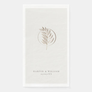 Serviette En Papier Mariage ivoirien de brindilles