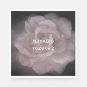 SERVIETTE EN PAPIER MARIAGE JOUR NAPKIN STYLE DE CONCEPTION ROMANTIQUE