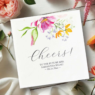 Serviette En Papier Mariage Napkins Fleurs botaniques