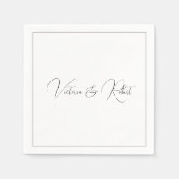 Mariage noir & blanc moderne