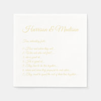 Mariage Noms de script Couple Fun Faits vanille