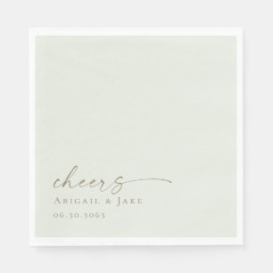 Serviette En Papier Mariage personnalisé - Paniers-repas