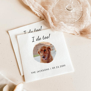 Serviette En Papier Mariage photo pour animaux domestiques serviettes,