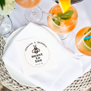 Serviette En Papier Mariage Rustique Meant To Bee