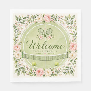 Serviette En Papier Mariage Tennis
