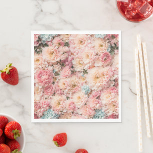 Serviette En Papier Marie Antoinette Floral