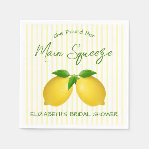 Serviette En Papier Mariée au citron Main Squeeze