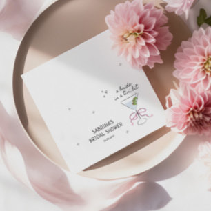 Serviette En Papier Mariée dans un tout petit mariage