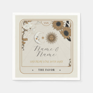 Serviette En Papier Marine Napkins Noms des Mariages Cartes de Tarot S