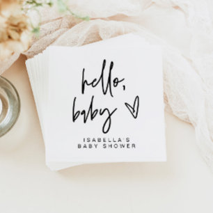 Serviette En Papier MARLO Bold Baby shower contemporain Naples