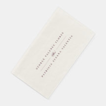 Maroon Plum Calligraphie Formale Mariage Élégant